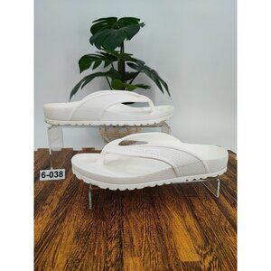 Birkenstock Women’s Honolulu EVA Flip Flops Unisex White Sandals Size 6 US